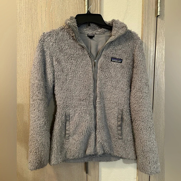 Patagonia Los Gatos Fleece Zip Up jacket Salt Gray Women’s Size Xs Lined Pockets - Picture 2 of 10